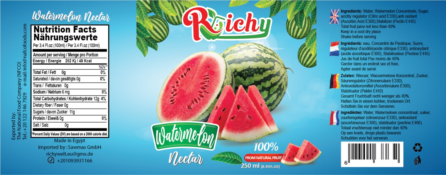 Natural Watermelon Nectar