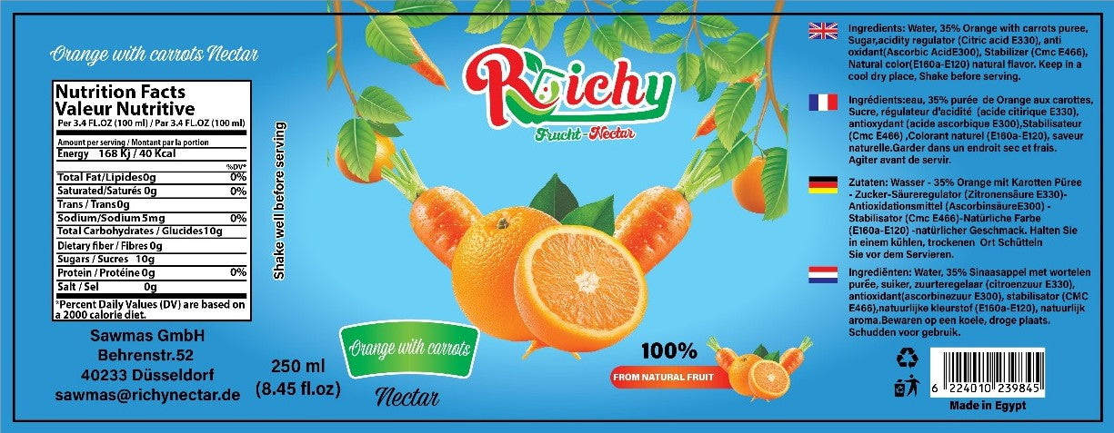 Richy Orange & Carrot [250ml]